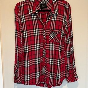 Make offer! Rails Classic Red black white Plaid Button-Up Shirt Large
